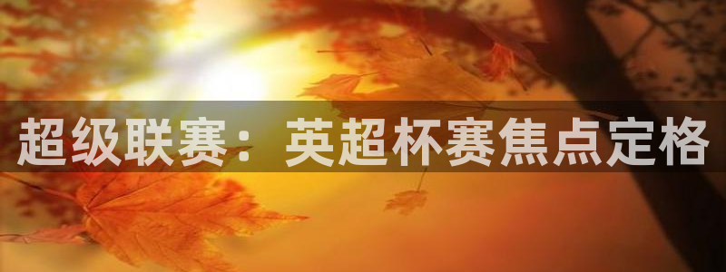 超级联赛：英超杯赛焦点定格